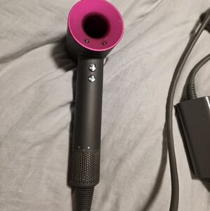 Dyson Hair Dryer in Pink and Gray